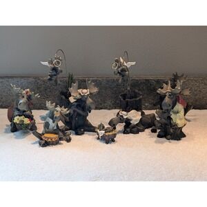 Moosetivity 1  & 11 Set by Big Sky Carvers Mountain Mooses Big Sky Carvers Lot